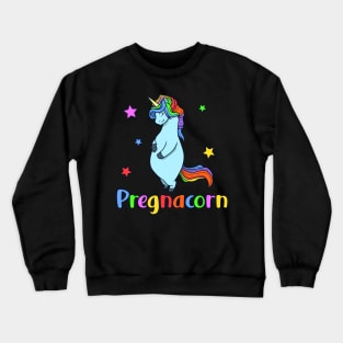 Pregnant unicorn - Pregnacorn Crewneck Sweatshirt